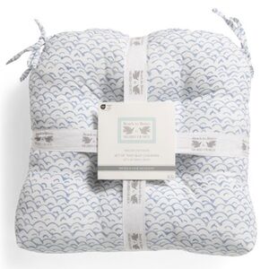 BEACH TO BISTRO BY SIGRID OLSEN 2pk Fish Wave Tufted U Chair Pads